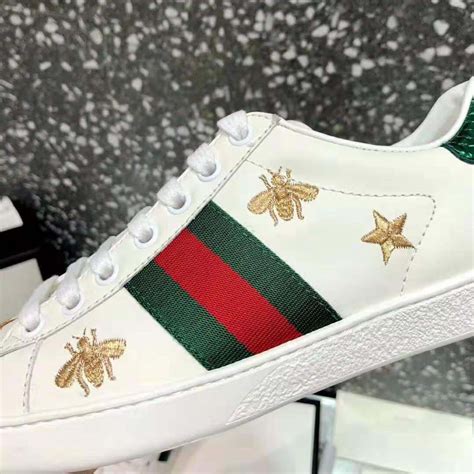 gucci dublin star bee sneaker|gucci ace bees and stars.